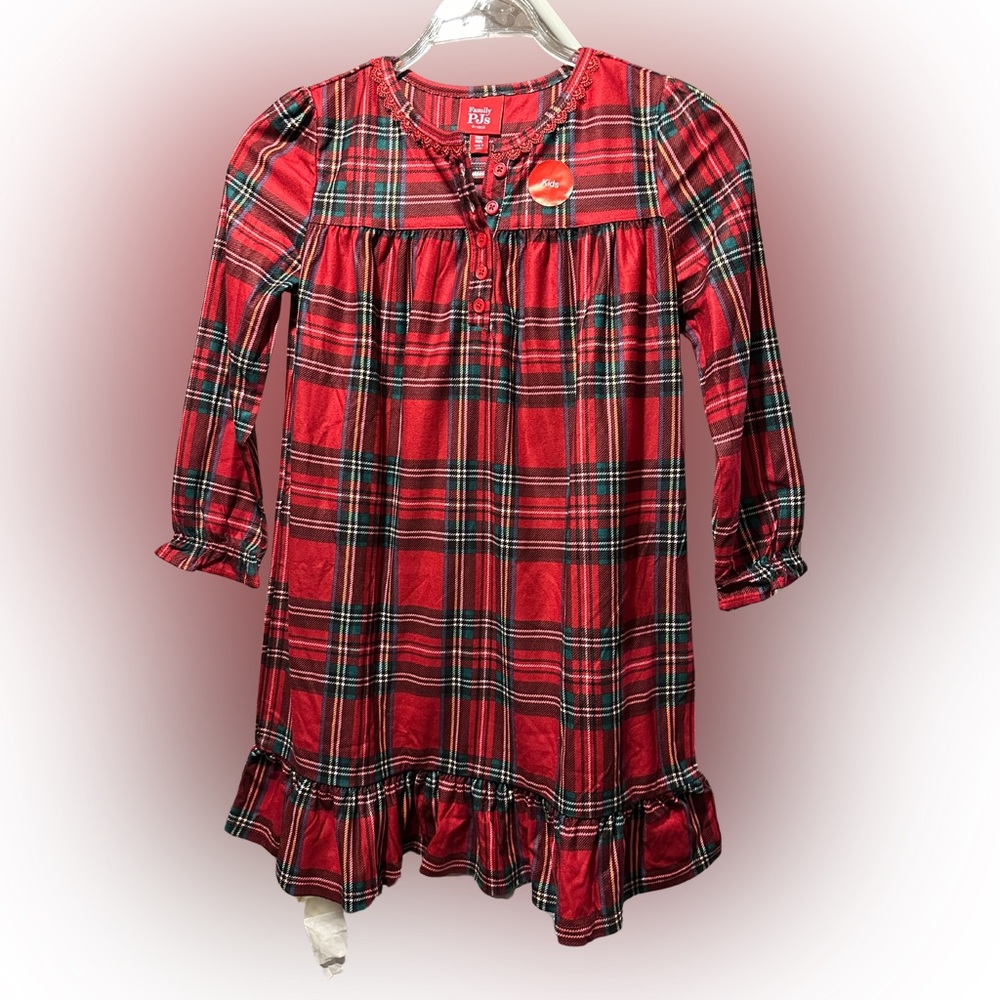 Family PJs Brinkley Plaid Kids Girls